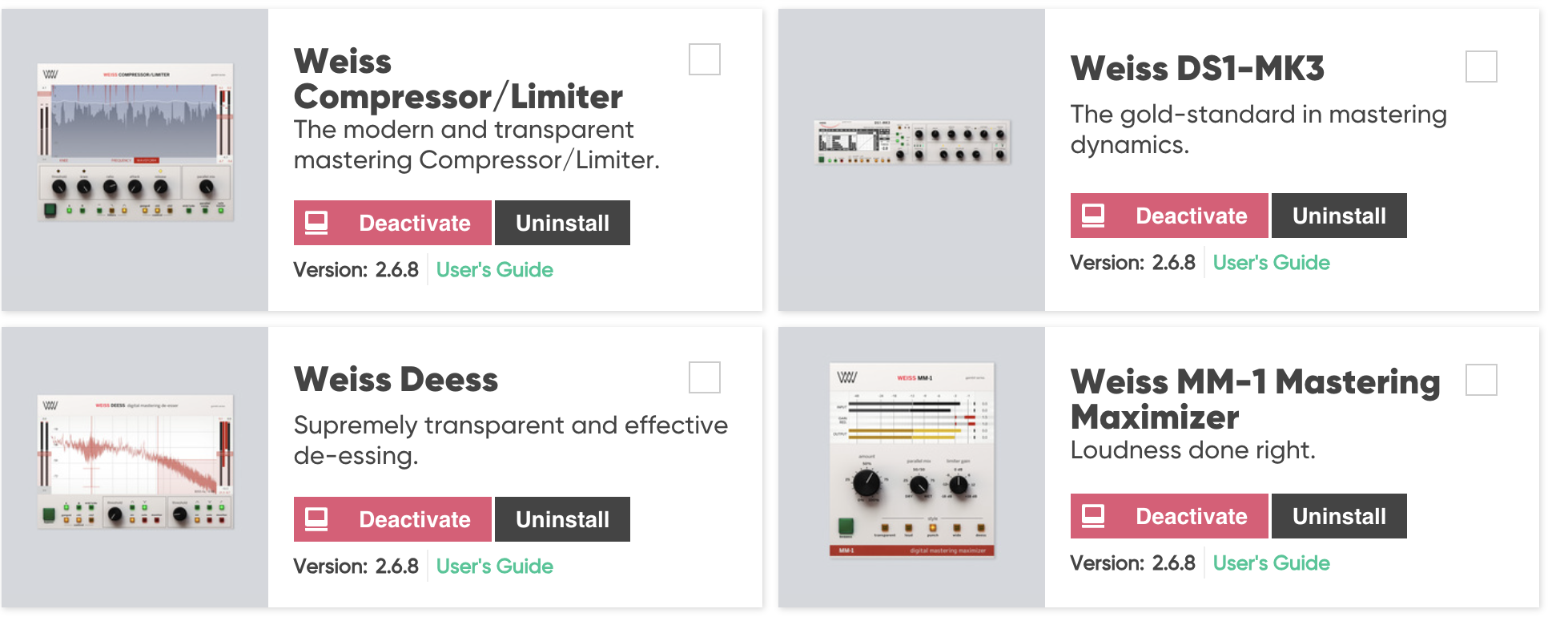 Softube Weiss DS1-MK3 Bundle